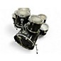 Used Pearl 7 Piece EXPORT SERIES 7 PIECE SHELLPACK Black Drum Kit