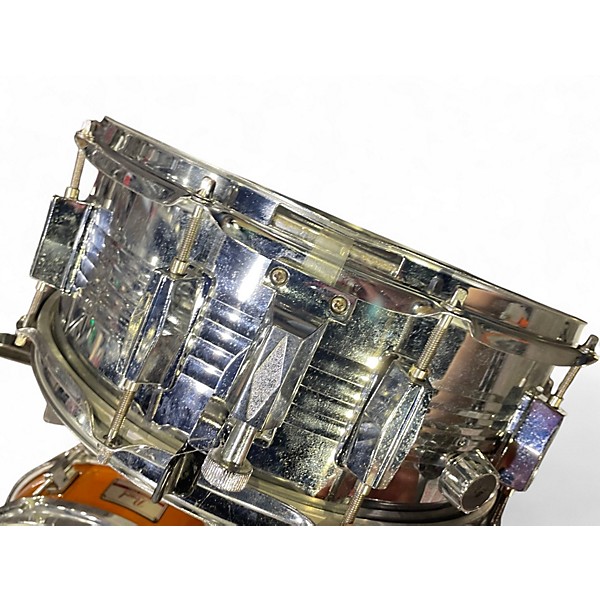 Used Pearl 14in METAL Silver Drum