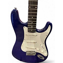Used Silvertone STRAT Blue Solid Body Electric Guitar