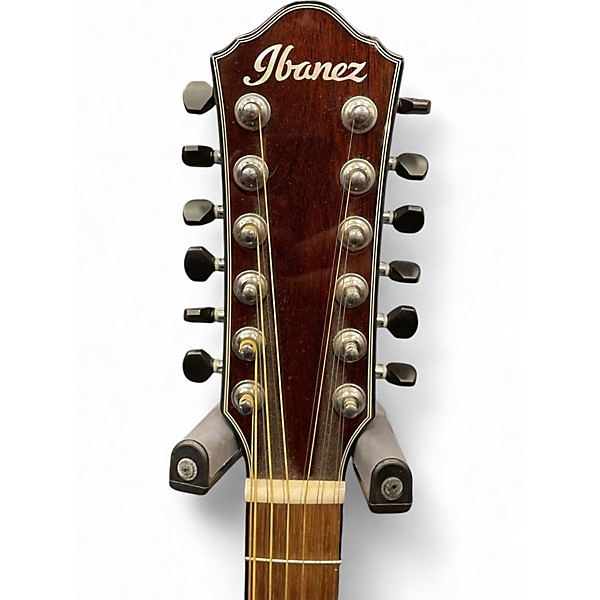 Used Ibanez AEWC4012 Tobacco Sunburst 12 String Acoustic Electric Guitar