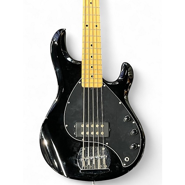 Used Sterling by Music Man SUB Stingray 5 Black Electric Bass Guitar