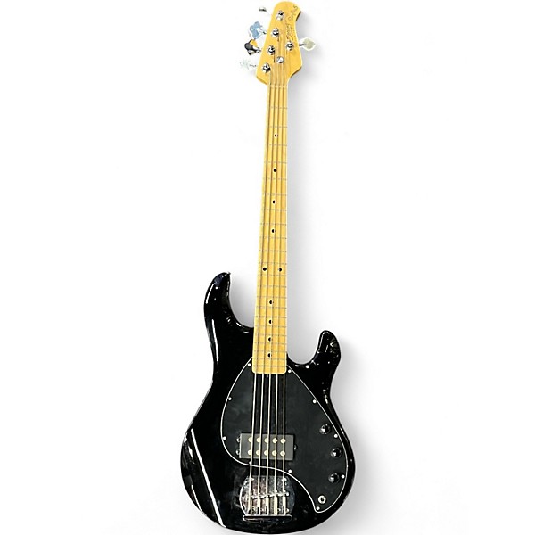 Used Sterling by Music Man SUB Stingray 5 Black Electric Bass Guitar