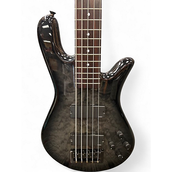 Used Spector Legend 5 Classic Trans Black Electric Bass Guitar