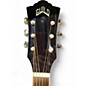 Used Guild om260-ce Trans Black Acoustic Guitar