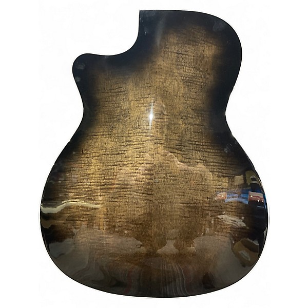 Used Guild om260-ce Trans Black Acoustic Guitar