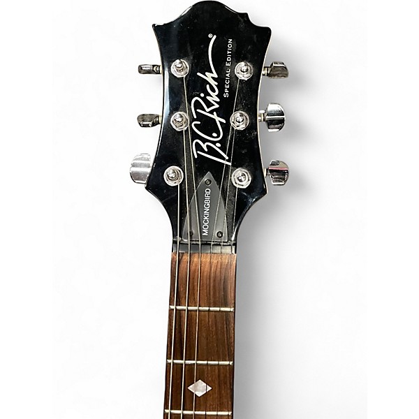 Used B.C. Rich Mockingbird Special Black Solid Body Electric Guitar