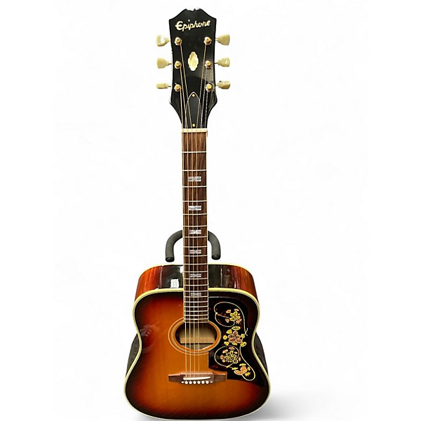 Used Epiphone FR110 frontier Sunburst Acoustic Electric Guitar