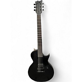 Used ESP ec black metal Satin Black Solid Body Electric Guitar