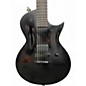 Used ESP ec black metal Satin Black Solid Body Electric Guitar