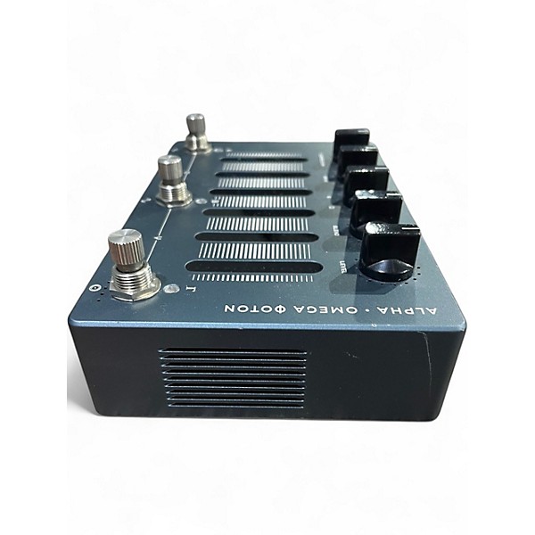 Used Darkglass Alpha-Omega Photon Bass Effects Pedal Blue Bass Effect Pedal