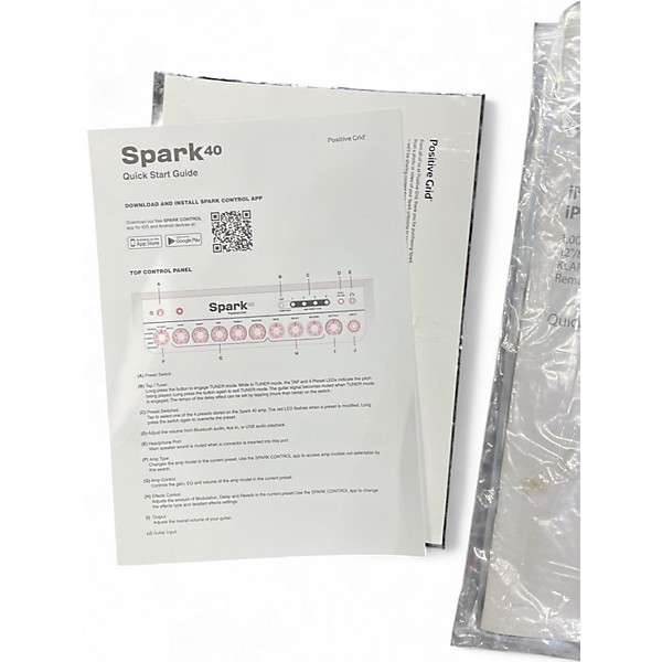 Used Positive Grid SPARK 40 Guitar Combo Amp