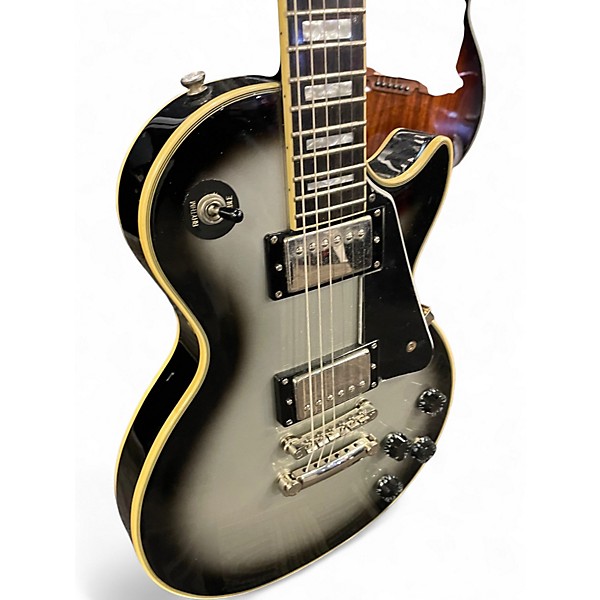 Used Epiphone Les Paul Custom Pro SILVER BURST Solid Body Electric Guitar