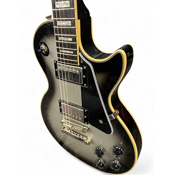 Used Epiphone Les Paul Custom Pro SILVER BURST Solid Body Electric Guitar