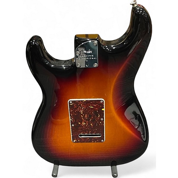 Used Fender American Professional II Stratocaster 2 Tone Sunburst Solid Body Electric Guitar