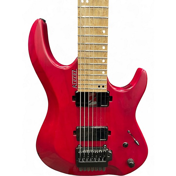 Used Kiesel OSIRIS 07 FLAT CRIMSON RED Solid Body Electric Guitar