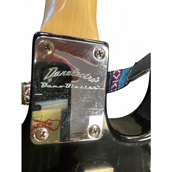 Used Danelectro Danoblaster Black Solid Body Electric Guitar