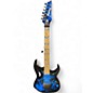 Used Ibanez JEM77P Blue Floral Solid Body Electric Guitar thumbnail