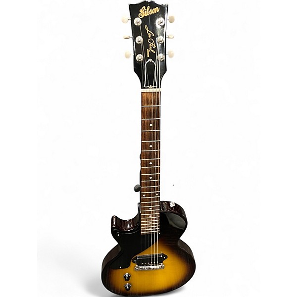 Used Gibson Les Paul Junior Left-Handed 2 Color Sunburst Solid Body Electric Guitar