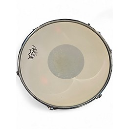 Used Rogers 14in STEEL SNARE DRUM Silver Drum