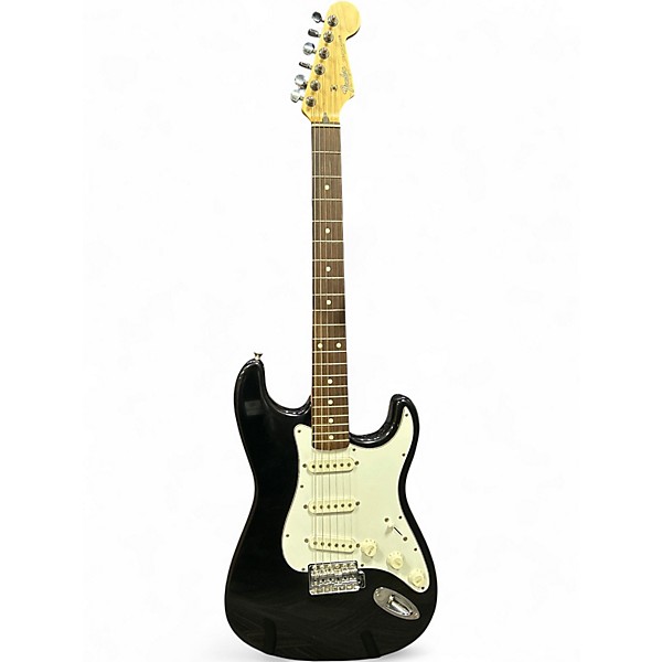 Vintage 2004 Fender Standard Stratocaster BLACK Solid Body Electric Guitar