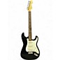Vintage 2004 Fender Standard Stratocaster BLACK Solid Body Electric Guitar thumbnail