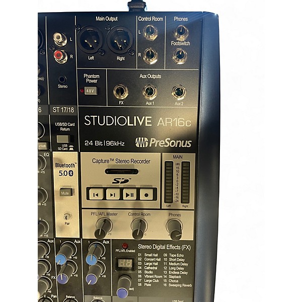 Used PreSonus Studio live ar16c Unpowered Mixer