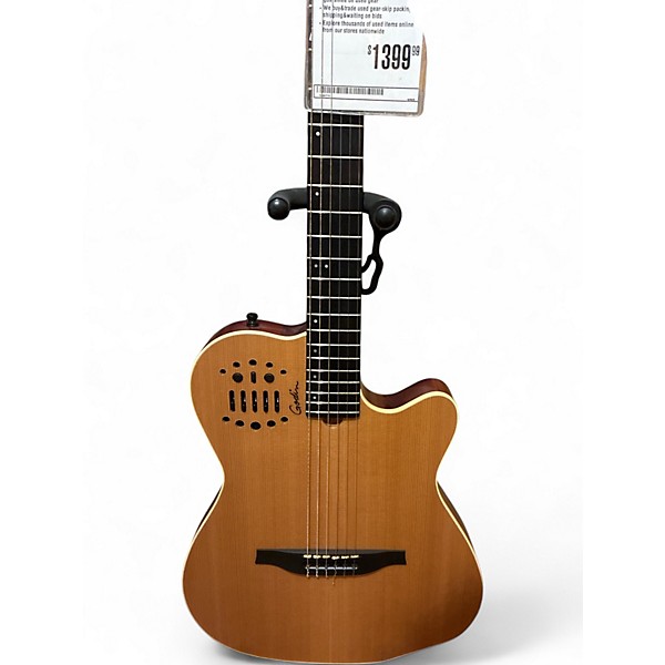 Used Godin ACS SLIM CEDAR NATURAL Classical Acoustic Electric Guitar