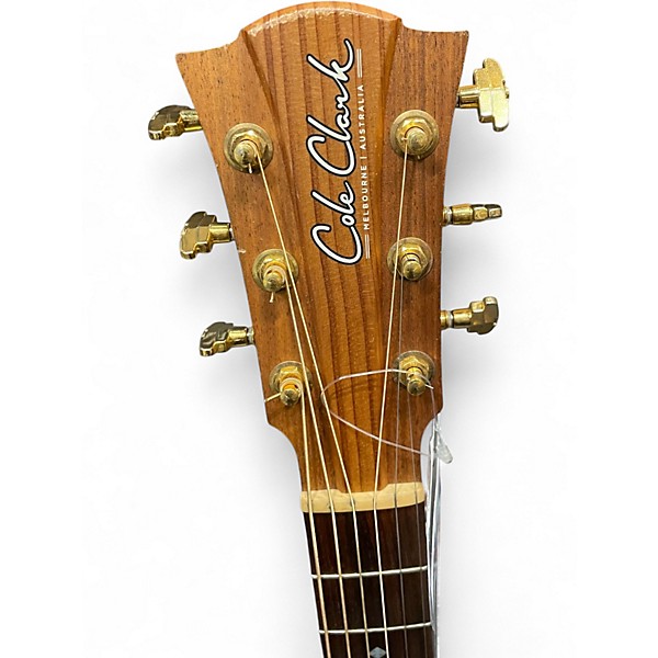 Used Cole Clark FL2EL-RDWD Natural Acoustic Electric Guitar