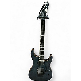 Used ESP LTD MH400 Trans Charcoal Solid Body Electric Guitar