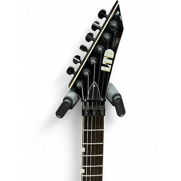 Used ESP LTD MH400 Trans Charcoal Solid Body Electric Guitar