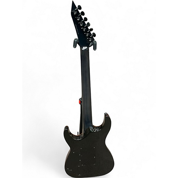 Used ESP LTD MH400 Trans Charcoal Solid Body Electric Guitar