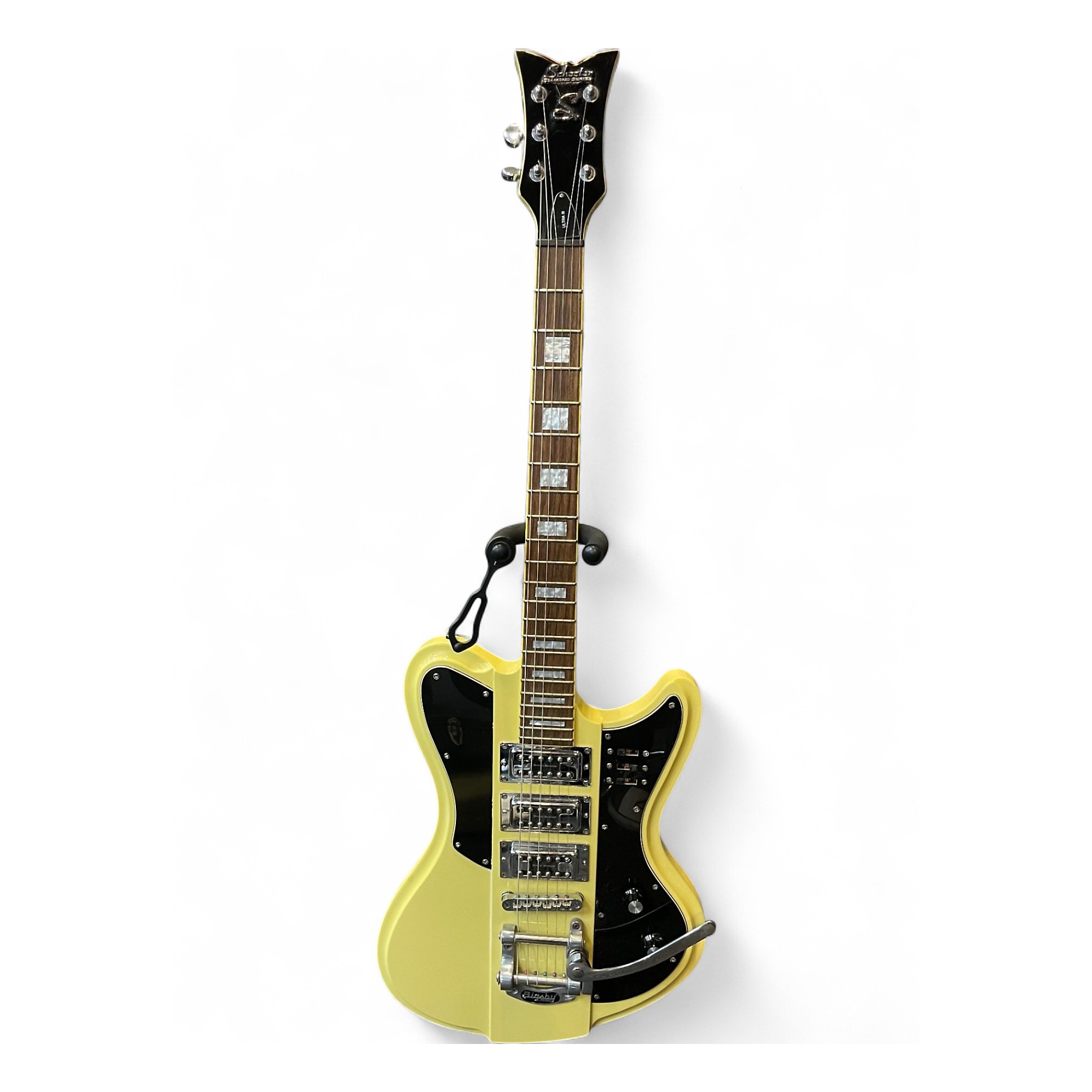 Used Schecter Guitar Research Diamond Series Ultra III TV Yellow
