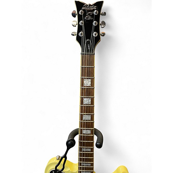 Used Schecter Guitar Research Diamond Series Ultra III TV Yellow Solid Body Electric Guitar