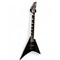 Used ESP LTD KHV Kirk Hammett Signature V Black Sparkle Solid Body Electric Guitar thumbnail