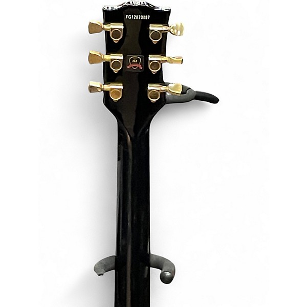 Vintage 1970s Burny LP TYPE Black Solid Body Electric Guitar