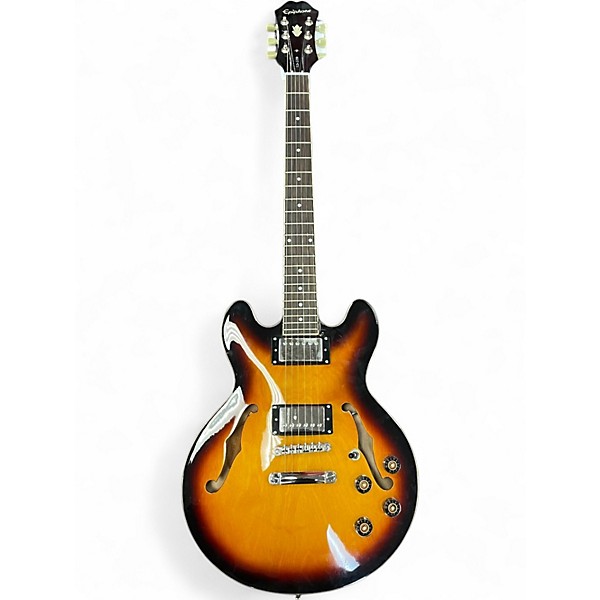 Used Epiphone ES339 Sunburst Hollow Body Electric Guitar