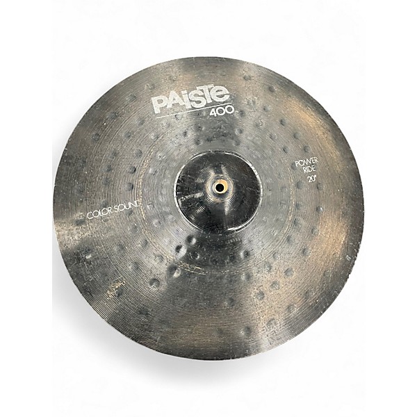 Used Paiste 20in 400 Color Sound Power Ride Cymbal