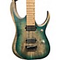 Used Ibanez RGD61AL STAINED SAPHIRE BLUE BURST Solid Body Electric Guitar