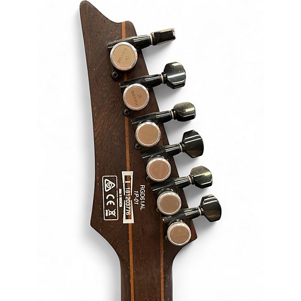 Used Ibanez RGD61AL STAINED SAPHIRE BLUE BURST Solid Body Electric Guitar