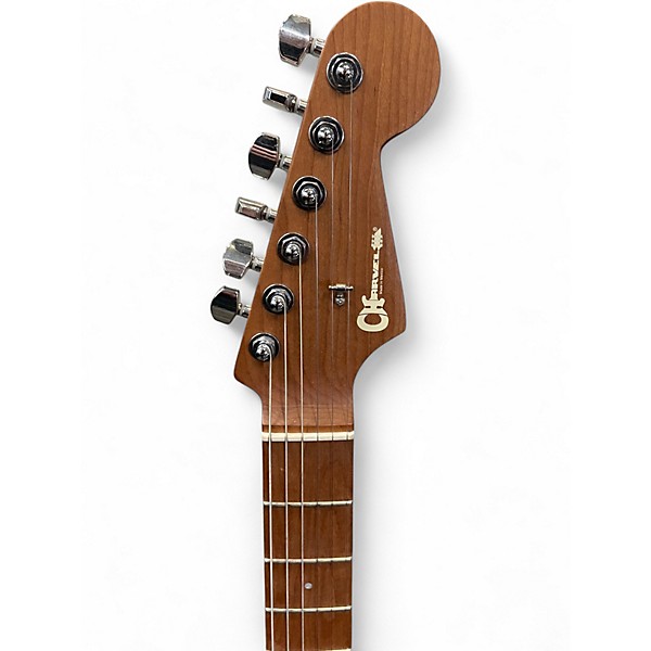 Used Charvel Pro-Mod DK24 HSS Satin Shell Pink Solid Body Electric Guitar