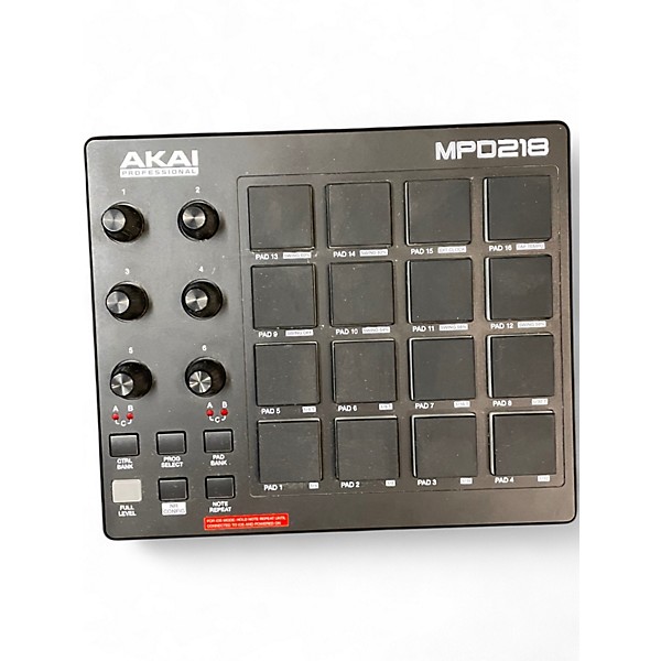 Used Akai Professional MPD218 MIDI Controller