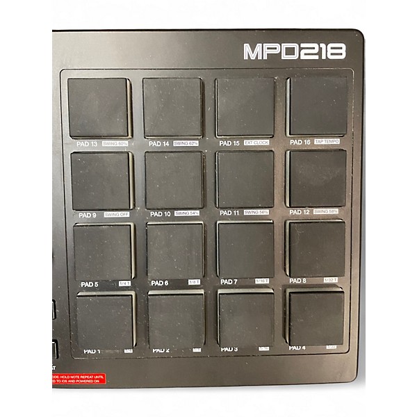 Used Akai Professional MPD218 MIDI Controller