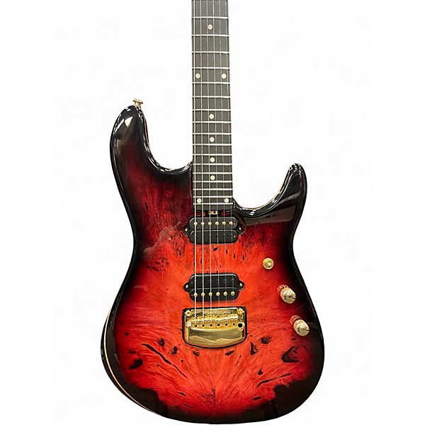 Used Ernie Ball Music Man Jason Richardson Cutlass Rorschach Red Solid Body Electric Guitar