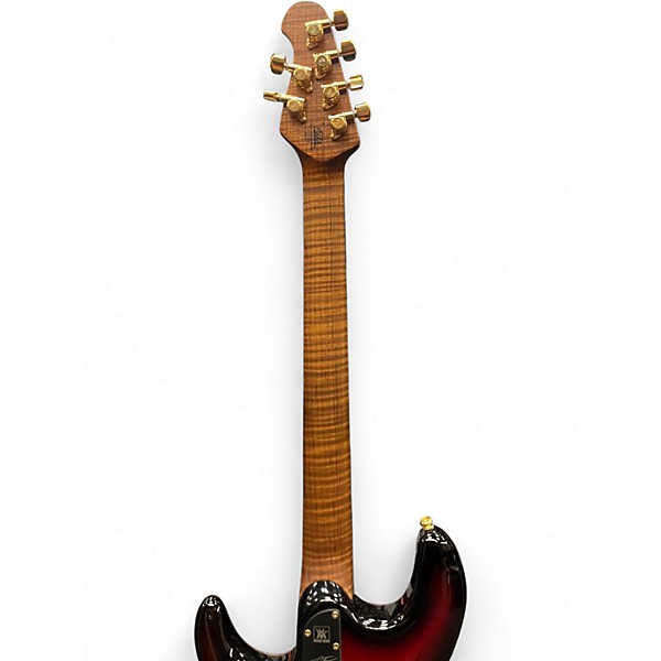 Used Ernie Ball Music Man Jason Richardson Cutlass Rorschach Red Solid Body Electric Guitar