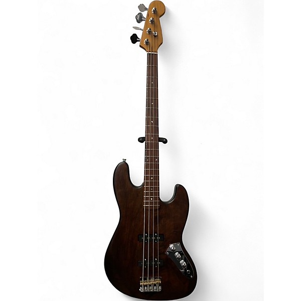 Used Reuter Guitars Jazz Bass Walnut Electric Bass Guitar