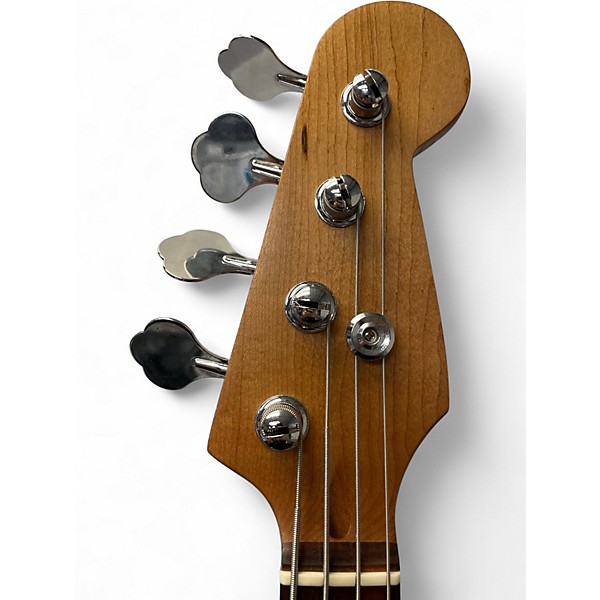 Used Reuter Guitars Jazz Bass Walnut Electric Bass Guitar