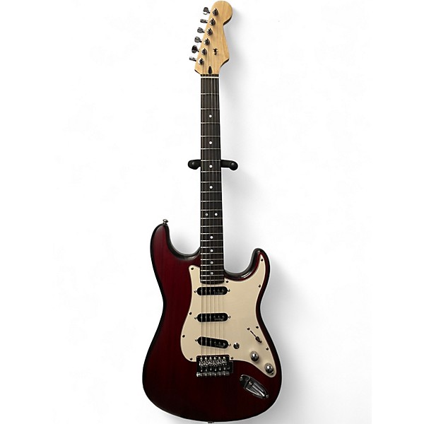 Used Reuter Guitars Strat Style Oxblood Solid Body Electric Guitar