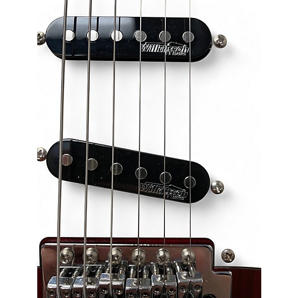 Used Reuter Guitars Strat Style Oxblood Solid Body Electric Guitar