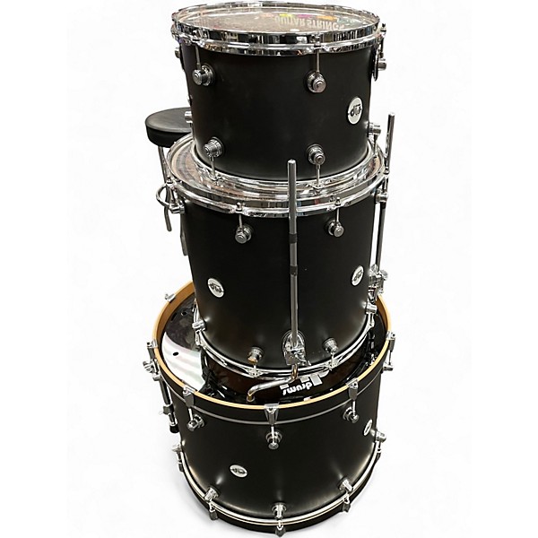 Used DW 3 Piece Design Series Black Drum Kit
