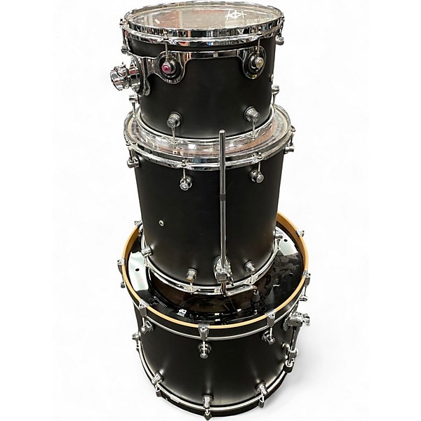 Used DW 3 Piece Design Series Black Drum Kit